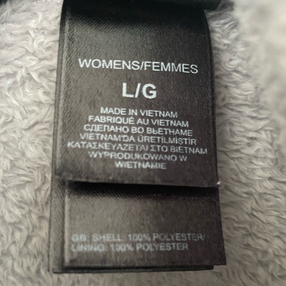 The North Face Ositi Light Gray Soft Fleece Jacket - Picture 6 of 6